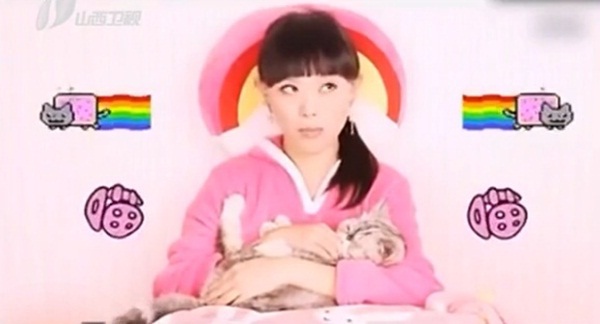 Trung Quốc: Clip cô gái... hát tiếng mèo gây sốt 1