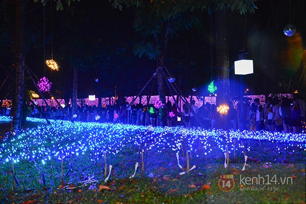 Hàng nghìn người dân Sài Gòn háo hức đi xem lễ hội ánh sáng 8
