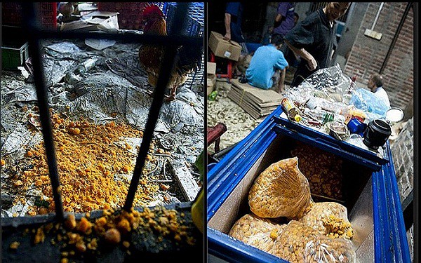 Cận cảnh qu&aacute; tr&igrave;nh sản xuất b&aacute;nh Trung thu bẩn ở Trung Quốc 2