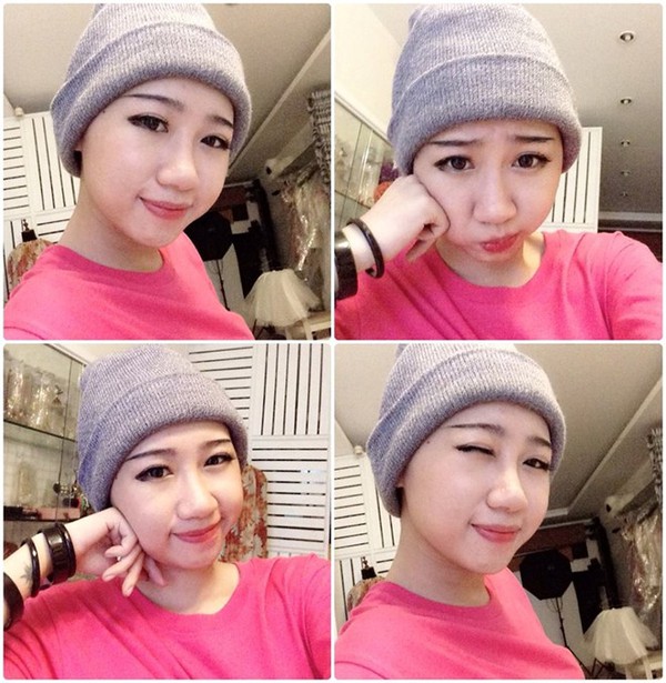 Loạt ảnh thiếu nữ Việt xinh đẹp cạo trọc đầu gây sốt mạng xã hội 4