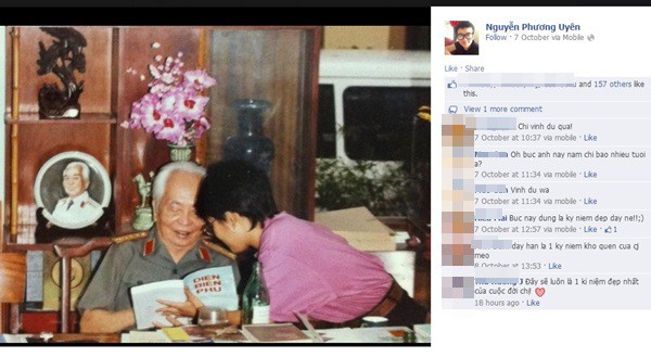 Facebook sao Việt tràn ngập hình ảnh Đại tướng vào ngày Quốc tang 10