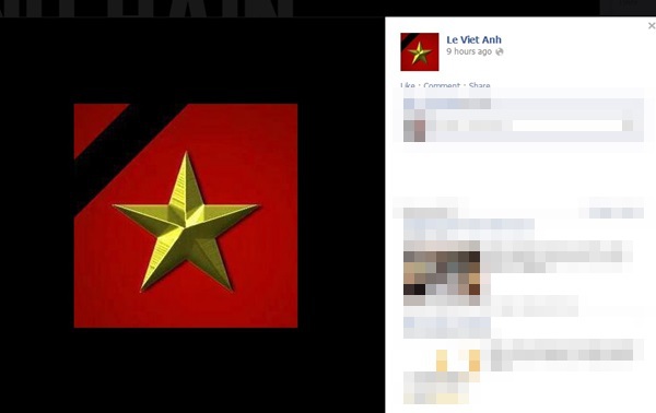 Facebook sao Việt tràn ngập hình ảnh Đại tướng vào ngày Quốc tang 6