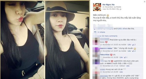 Mỹ T&acirc;m x&oacute;a Facebook cũ, Hồ Ngọc H&agrave; tự nhận "đi&ecirc;n" 1