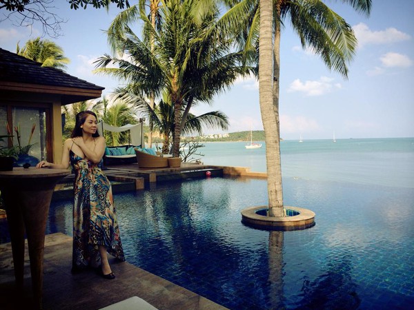 Thu Minh, Nathan Lee thoải m&aacute;i nghỉ dưỡng tại "đảo thi&ecirc;n đường" 2