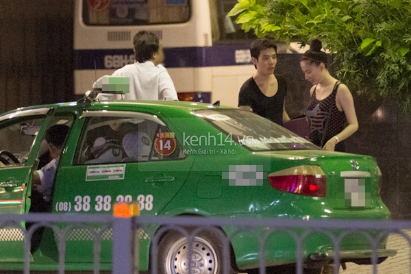 Thu Thủy chở Nathan Lee đi ăn khuya bằng xe hơi mới tậu 13