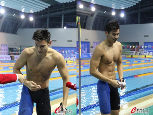 Chiêm ngưỡng thân hình cực chuẩn của hot boy mới nổi làng bơi lội Trung Quốc 3