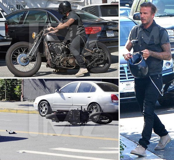 David Beckham và những lần hú vía vì tai nạn giao thông 7