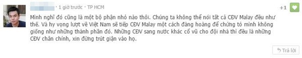 Fan Việt "gây bão" trên trang facebook của cầu thủ Malaysia 8
