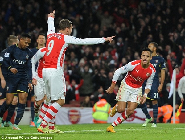 Arsenal gần đội sổ, Man City xa rời top 4 nếu vắng Alexis Sanchez v&agrave; Aguero 1