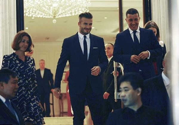 David Beckham và những cựu danh thủ tới thăm Việt Nam trong năm 2014 11