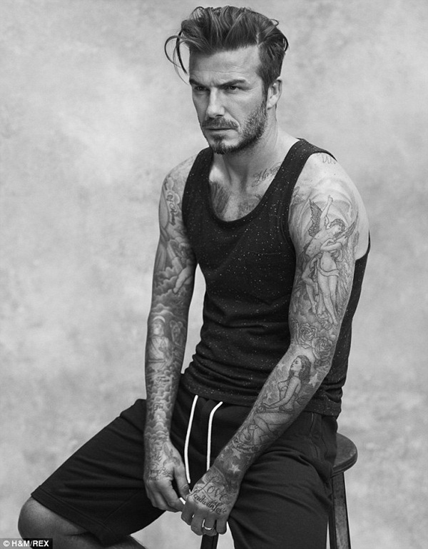 David Beckham đóng quảng cáo với tóc rối lãng tử 5