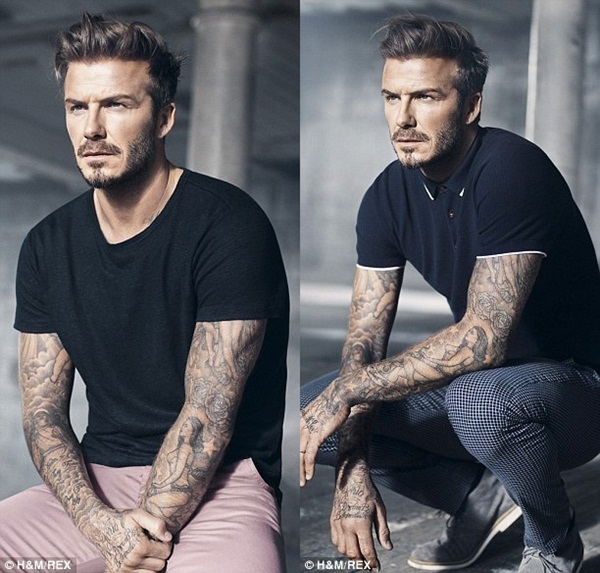 David Beckham đóng quảng cáo với tóc rối lãng tử 9