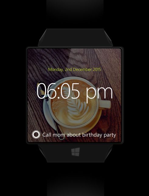 Đồng hồ thông minh Windows Phone với giao diện tuyệt đẹp 1