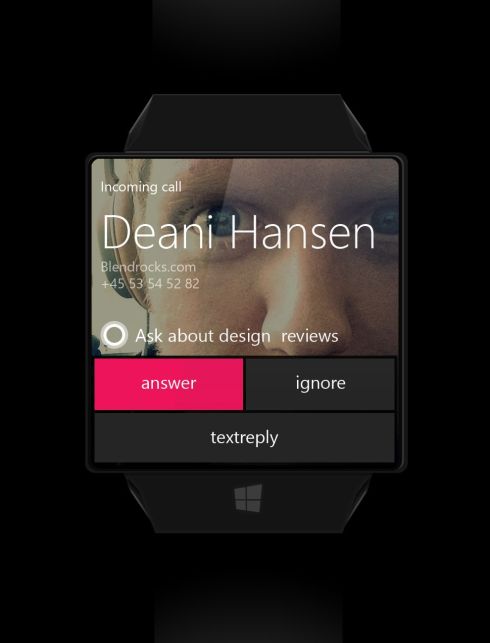 Đồng hồ thông minh Windows Phone với giao diện tuyệt đẹp 2