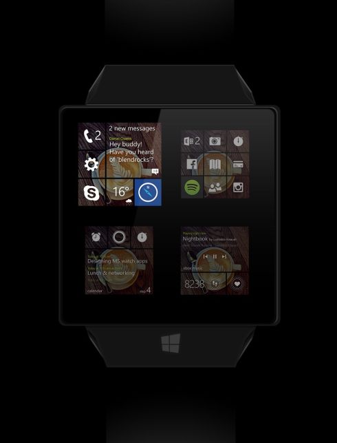 Đồng hồ thông minh Windows Phone với giao diện tuyệt đẹp 4