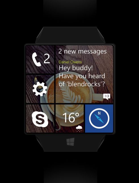 Đồng hồ thông minh Windows Phone với giao diện tuyệt đẹp 8