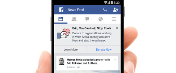 Facebook sắp triển khai đợt quyên góp chống Ebola 1
