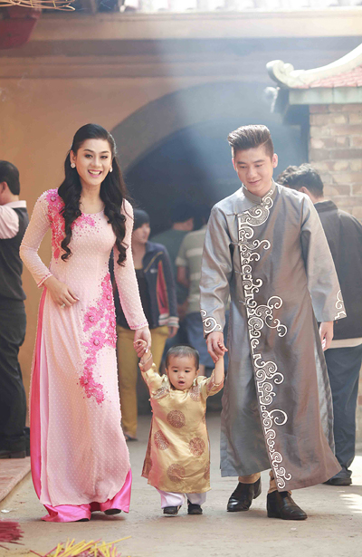 Thú vị hình ảnh đón tết XƯA-NAY của sao Việt 3