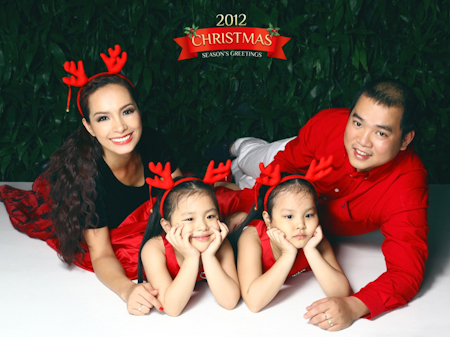 Tăm tia khoảnh khắc hạnh phúc khi gia đình sao Việt "ton-sur-ton" 3