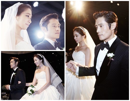 Lee Byung Hun và Lee Min Jung rạng rỡ trong “đám cưới thế kỷ” 21