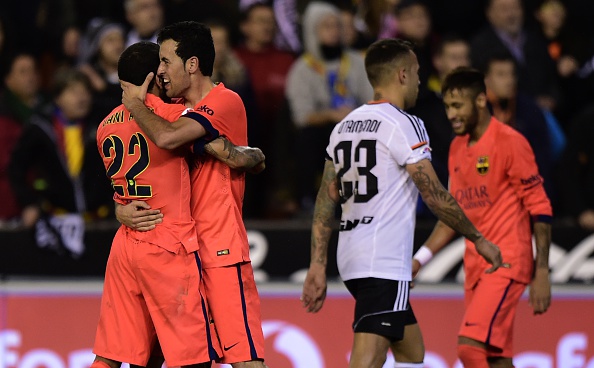 Valencia 0-1 Barcelona: "Nhát dao" phút bù giờ 2