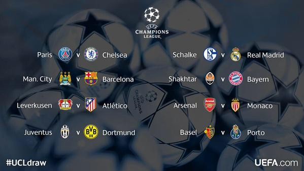 Bốc thăm vòng 1/8 Champions League: Đại chiến Chelsea - PSG, Man City - Barca 2