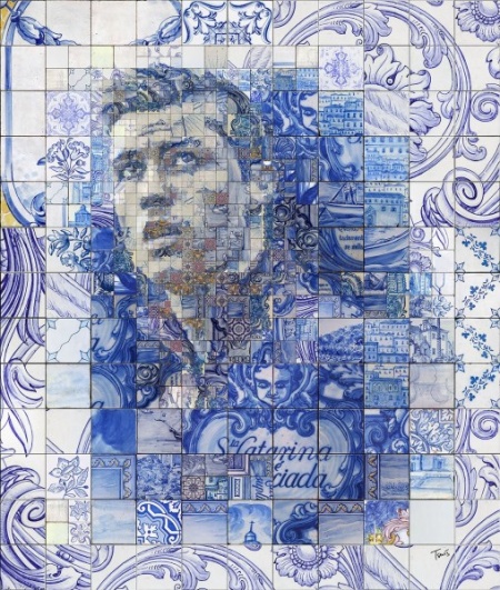 Tin tức World Cup 296 Tranh vẽ Ronaldo trêu tức Argentina  Messi