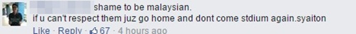 Fan Malaysia gửi "hàng ngàn lời xin lỗi" tới CĐV Việt Nam 5