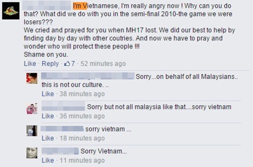 Fan Malaysia gửi "hàng ngàn lời xin lỗi" tới CĐV Việt Nam 10