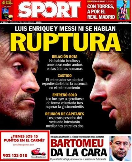 Vì sao mối quan hệ giữa Lionel Messi và Luis Enrique trên đà đổ vỡ? 2