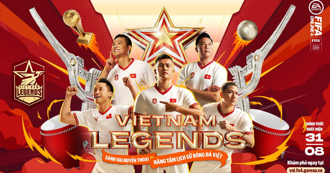 Các huyền thoại bóng đá Việt Nam bất ngờ xuất hiện trong Fifa Online 4