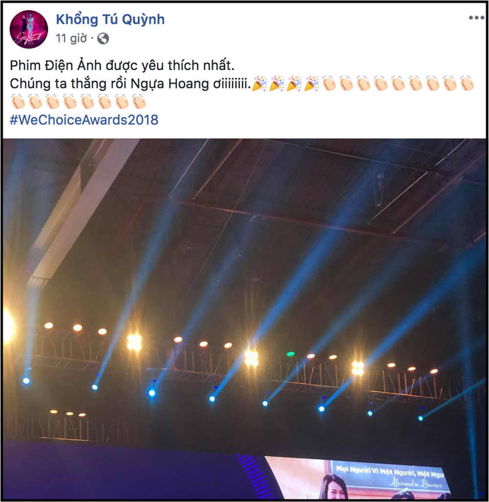 Nghệ sĩ Việt bày tỏ cảm xúc sau đêm Gala WeChoice Awards 2018: Vỡ oà xúc động, hạnh phúc vì những câu chuyện đầy ý nghĩa! - Ảnh 10.