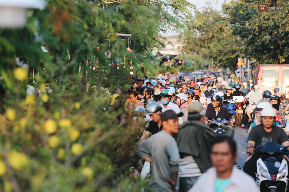 Thuyền chở đầy ắp hoa nối đuôi nhau cập bến Bình Đông, chợ hoa trên bên dưới thuyền rộn ràng sắc xuân ngày cậnTết - Ảnh 9.