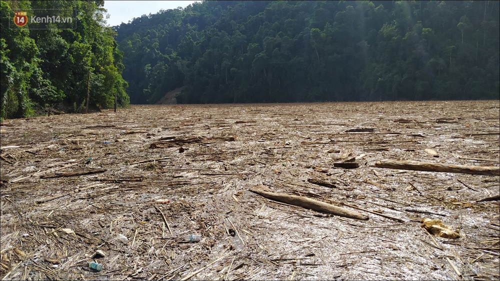 Ảnh: Bơi giữa biển rác trên sông để tìm các nạn nhân mất tích trong vụ lở núi khiến hàng chục người bị vùi lấp ở Trà Leng - Ảnh 11.