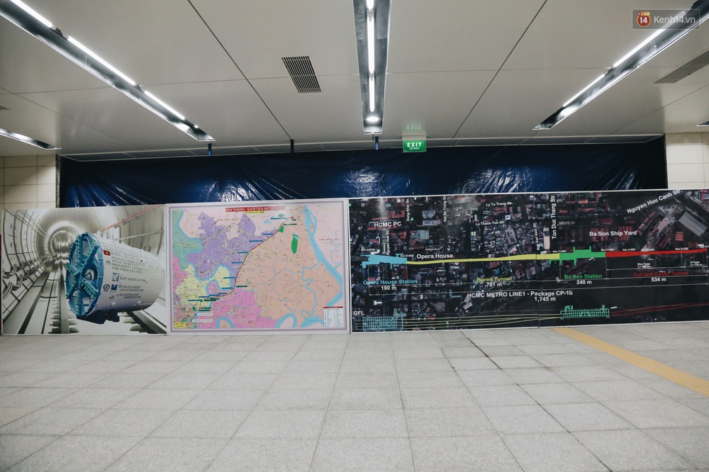 Ga ngầm Metro đầu tiên được hoàn thành ở Sài Gòn: Ngỡ như “thiên đường” dưới lòng đất, thiết kế theo kiến trúc của Nhà hát Thành phố - Ảnh 8. Ga ngầm Metro đầu tiên được hoàn thành ở Sài Gòn: Ngỡ như “thiên đường” dưới lòng đất, thiết kế theo kiến trúc của Nhà hát Thành phố - Ảnh 8.