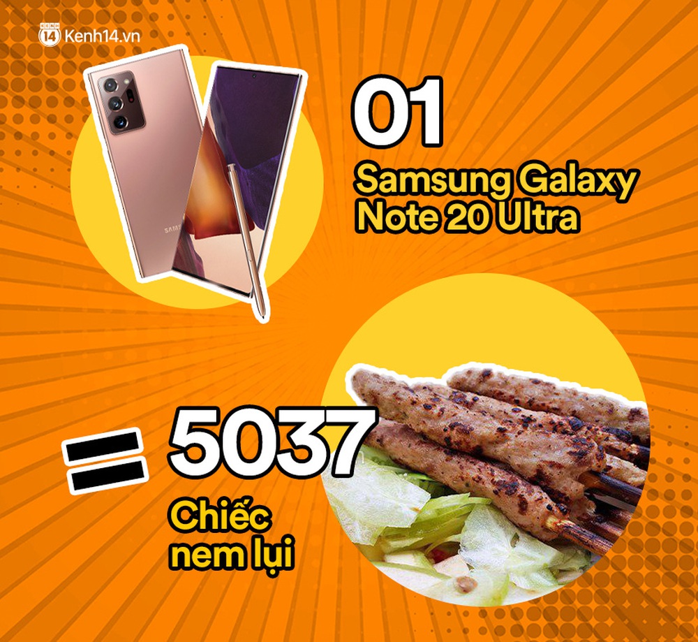 Một chiếc Samsung Galaxy Note20 Ultra vừa ra mắt sẽ đổi được bao nhiêu cốc trà sữa, bao nhiêu bịch bánh tráng trộn? - Ảnh 4.