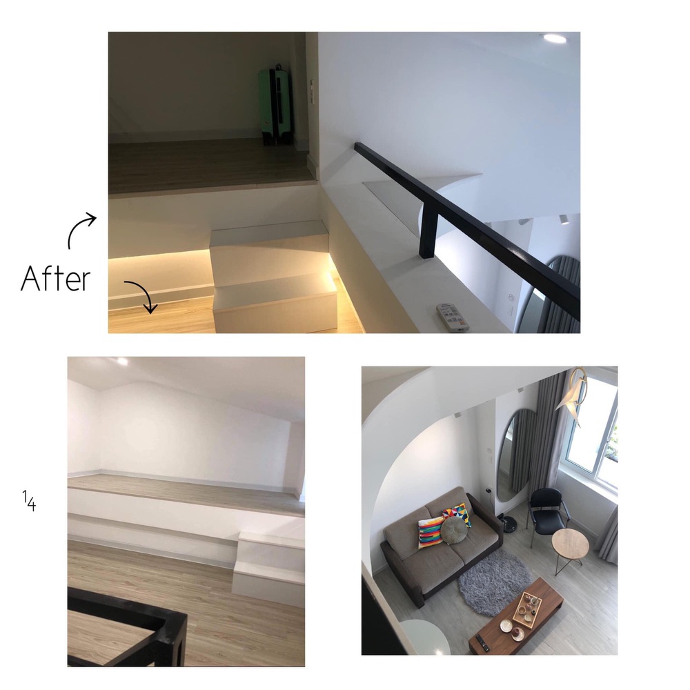 Vay nợ vẫn quyết tâm sửa nhà, cô nàng cải tạo căn hộ 30m2 với chi phí 200 triệu, tăng xin giảm mua nhưng xinh hết nấc - Ảnh 6. Vay nợ vẫn quyết tâm sửa nhà, cô nàng cải tạo căn hộ 30m2 với chi phí 200 triệu, tăng xin giảm mua nhưng xinh hết nấc - Ảnh 6.