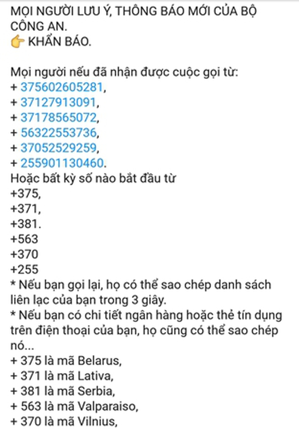 Sự thật đằng sau thông báo khẩn cấp khi nhận cuộc gọi lạ sẽ bị đánh cắp danh bạ, thẻ ngân hàng - Ảnh 2.