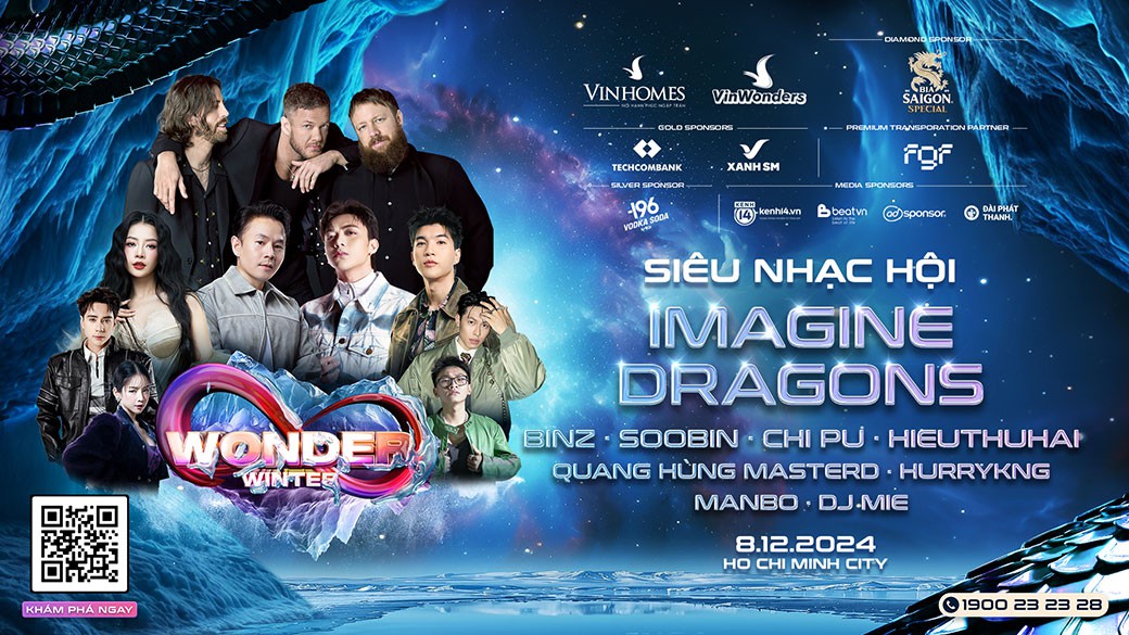 8Wonder Winter bùng nổ với Imagine Dragons và dàn nghệ sĩ Việt