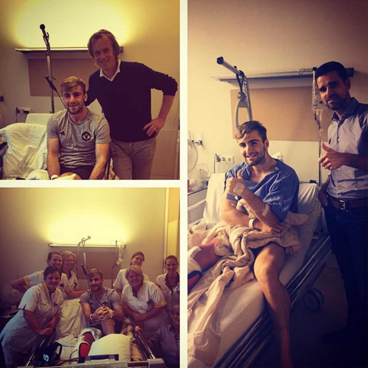Luke Shaw vui vẻ trước ngày trở về Manchester