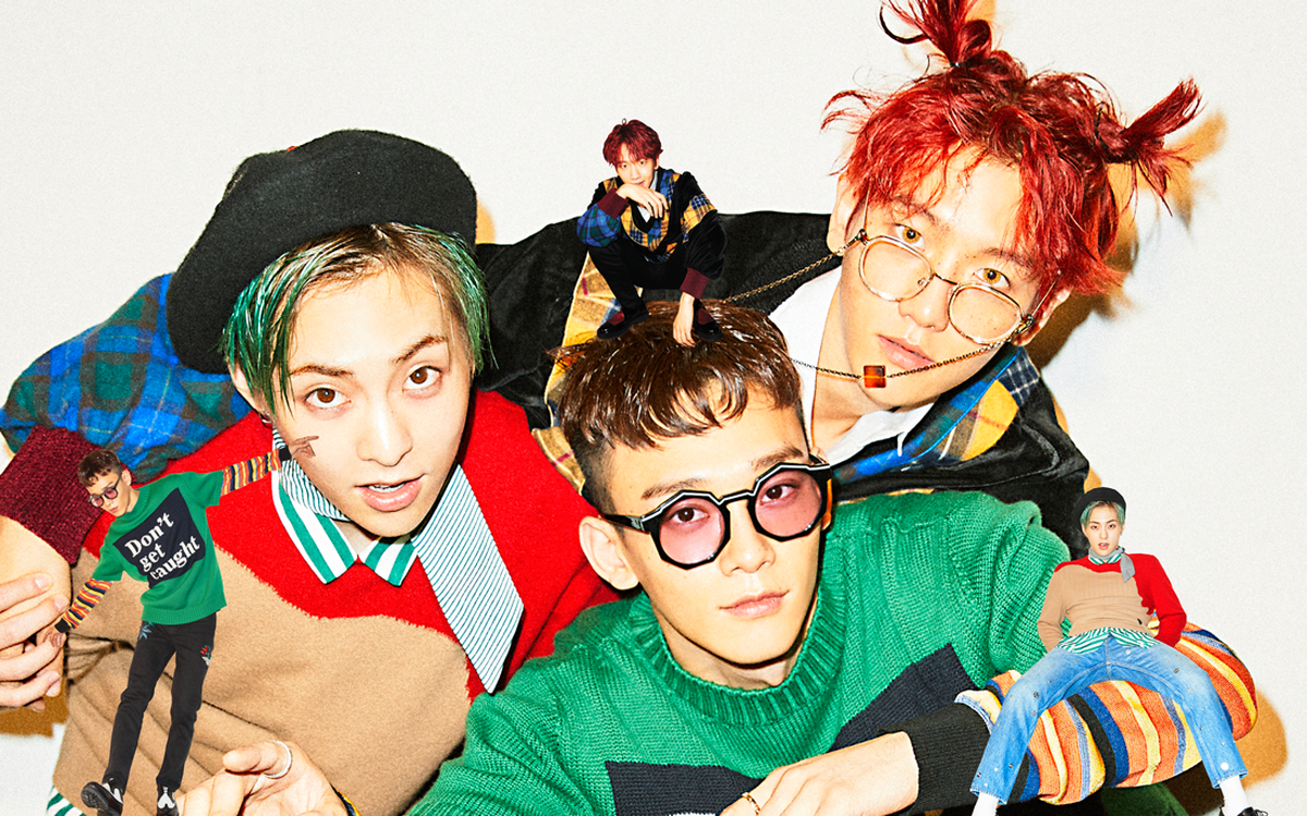 Bộ ba EXO rực rỡ đầy màu sắc trong loạt ảnh nhá hàng mới