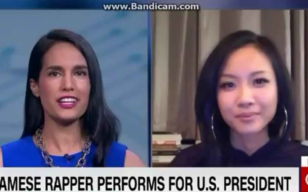 Suboi trả lời phỏng vấn với CNN về việc rap tiếng Việt cho Tổng thống Obama