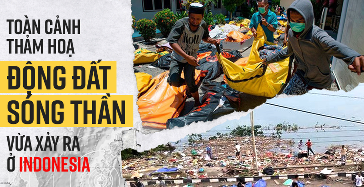 Indonesia: Toàn cảnh thảm họa kép động đất sóng thần tàn phá Indonesia