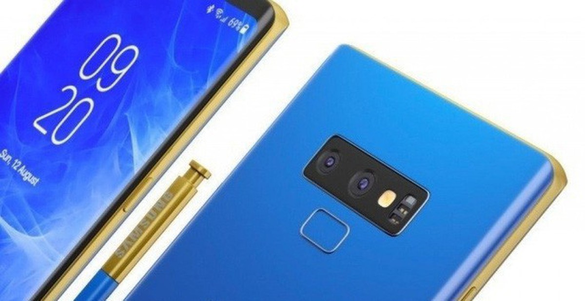 Lộ diện ảnh render rõ nét của Galaxy Note 9