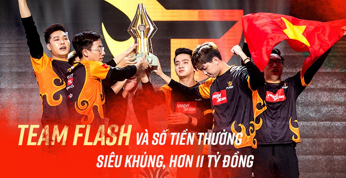 Chơi game nhưng không hư hỏng, game thủ Team Flash kiếm được hơn 11 tỷ ...