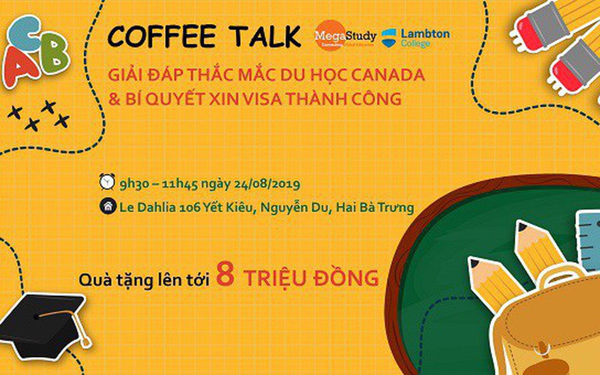 Coffee Talk: Giải đáp thắc mắc du học Canada và bí quyết xin visa thành ...