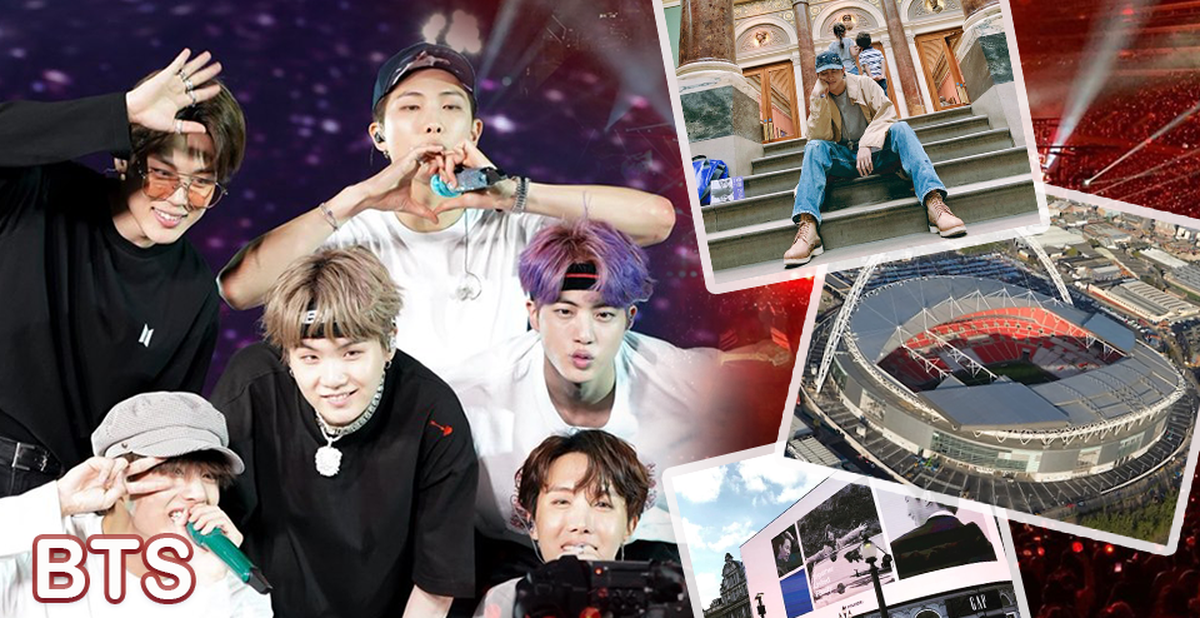 Ngó ngay SVĐ Wembley và mọi góc mà các thành viên BTS vừa “càn quét ...