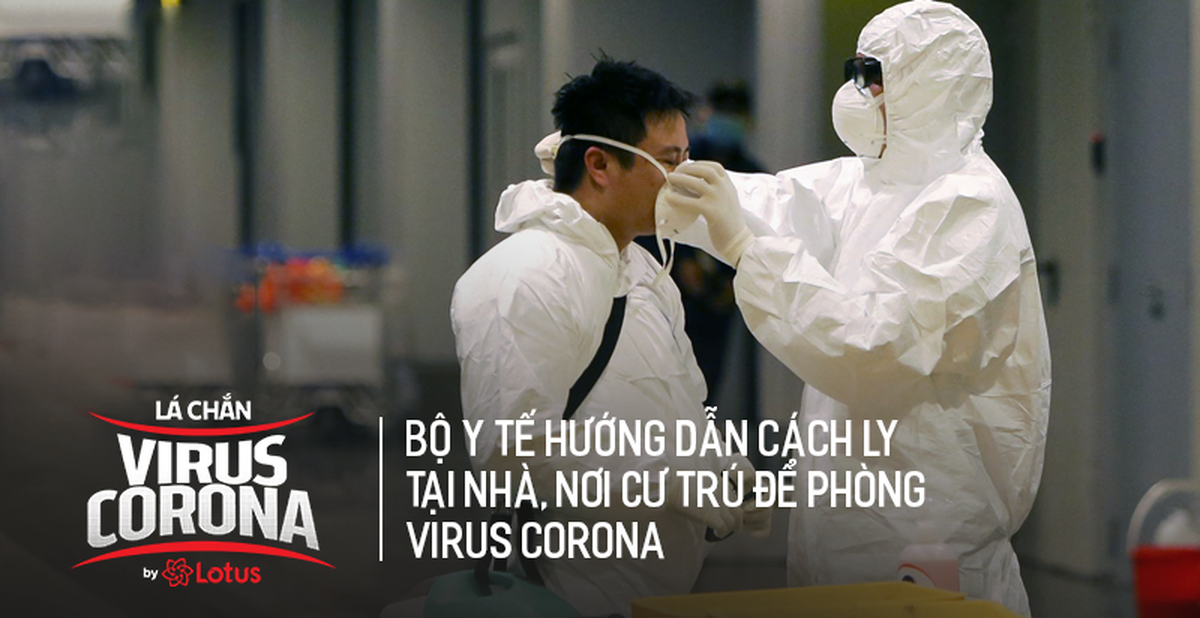 Hướng dẫn cách ly y tế tại nhà người có biểu hiện Virus Corona