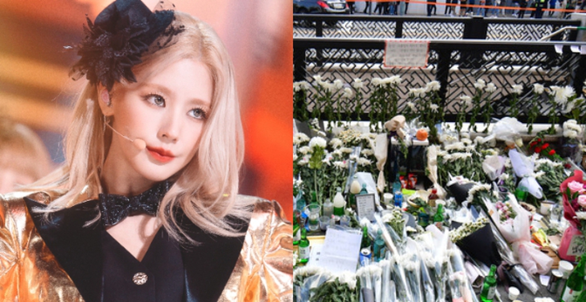 Miyeon (G)I-DLE đến đặt hoa, bật khóc tưởng niệm người bạn đặc biệt qua đời vì thảm kịch giẫm đạp Itaewon