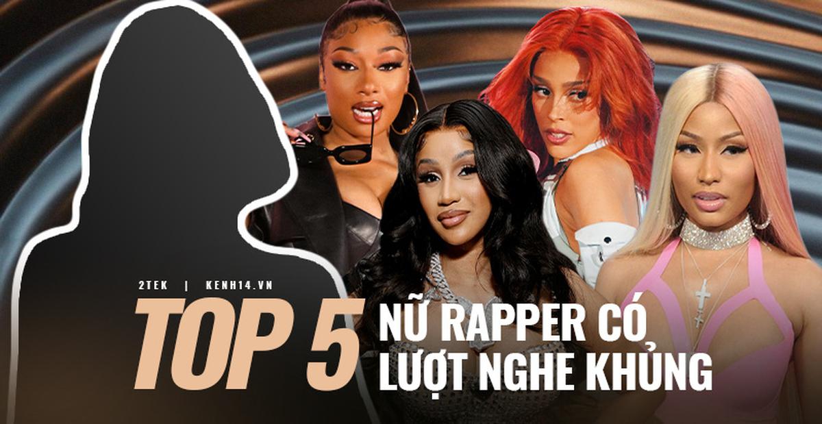 5 nữ rapper sở hữu lượt nghe khủng nhất thế giới trên Spotify: Bất ngờ ...